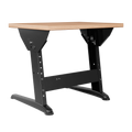 Einzelschreibtisch | 70 × 50 cm | Buche / Schwarz
