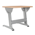Einzelschreibtisch | 70 × 50 cm | Buche / Silbergrau