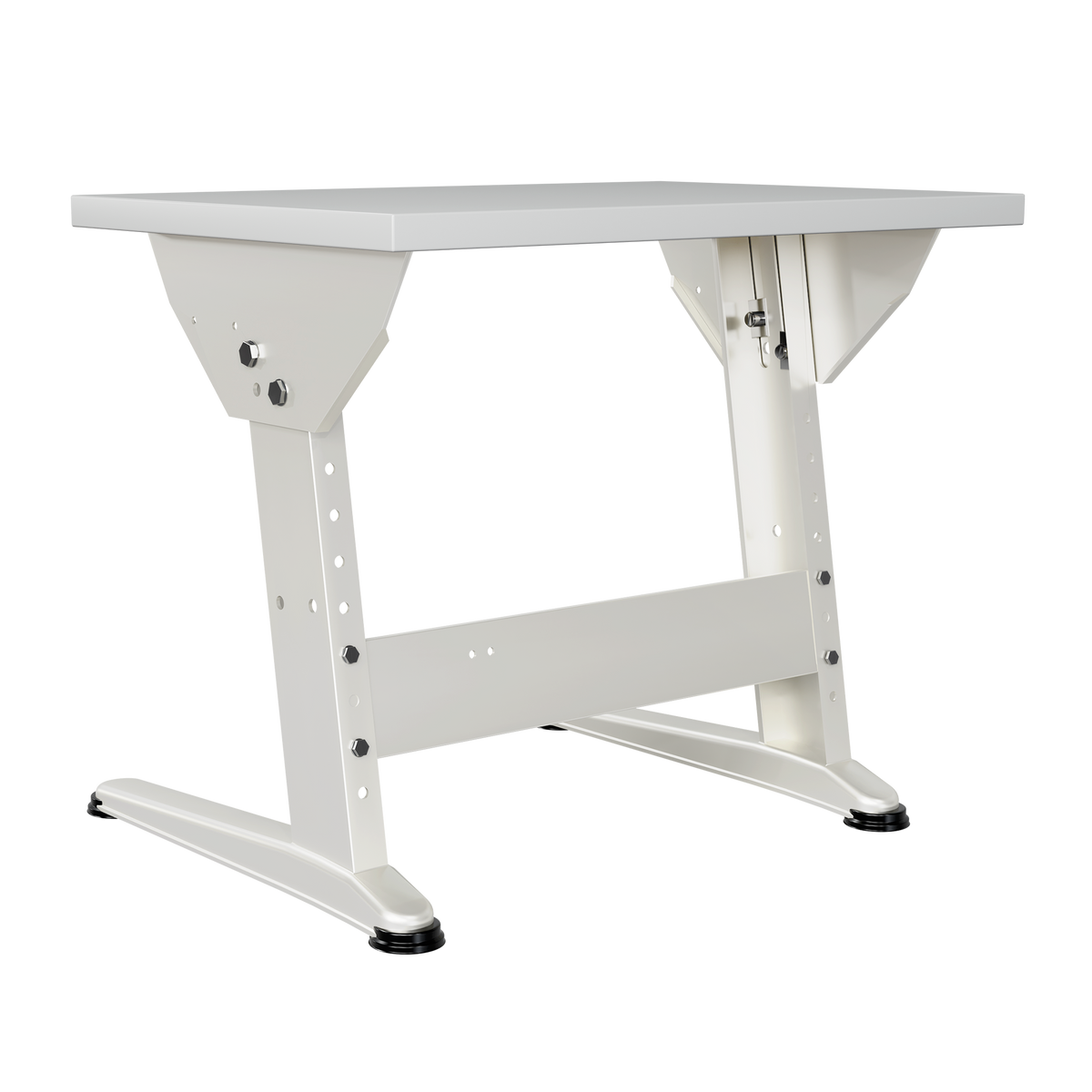 Einzelschreibtisch | 70 × 50 cm | Grau