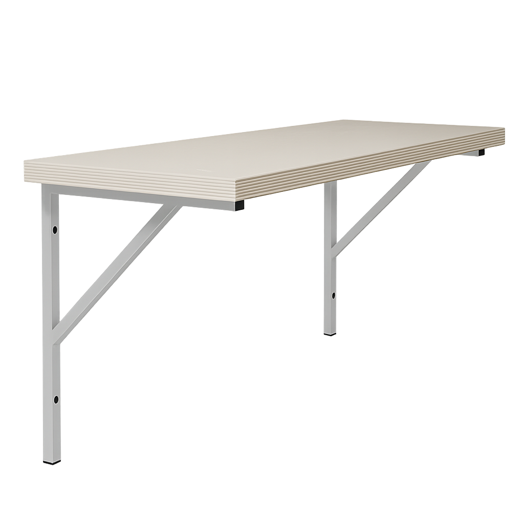 Hängende Werkbank | 120 x 49 cm | Grau